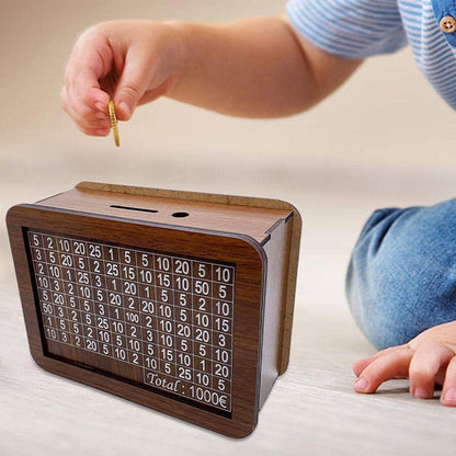 Traditional Coin Saving Box with Counter