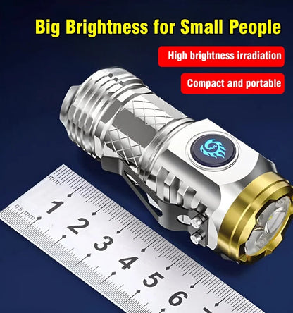 Compact Triple LED Mini Super Bright Flashlight