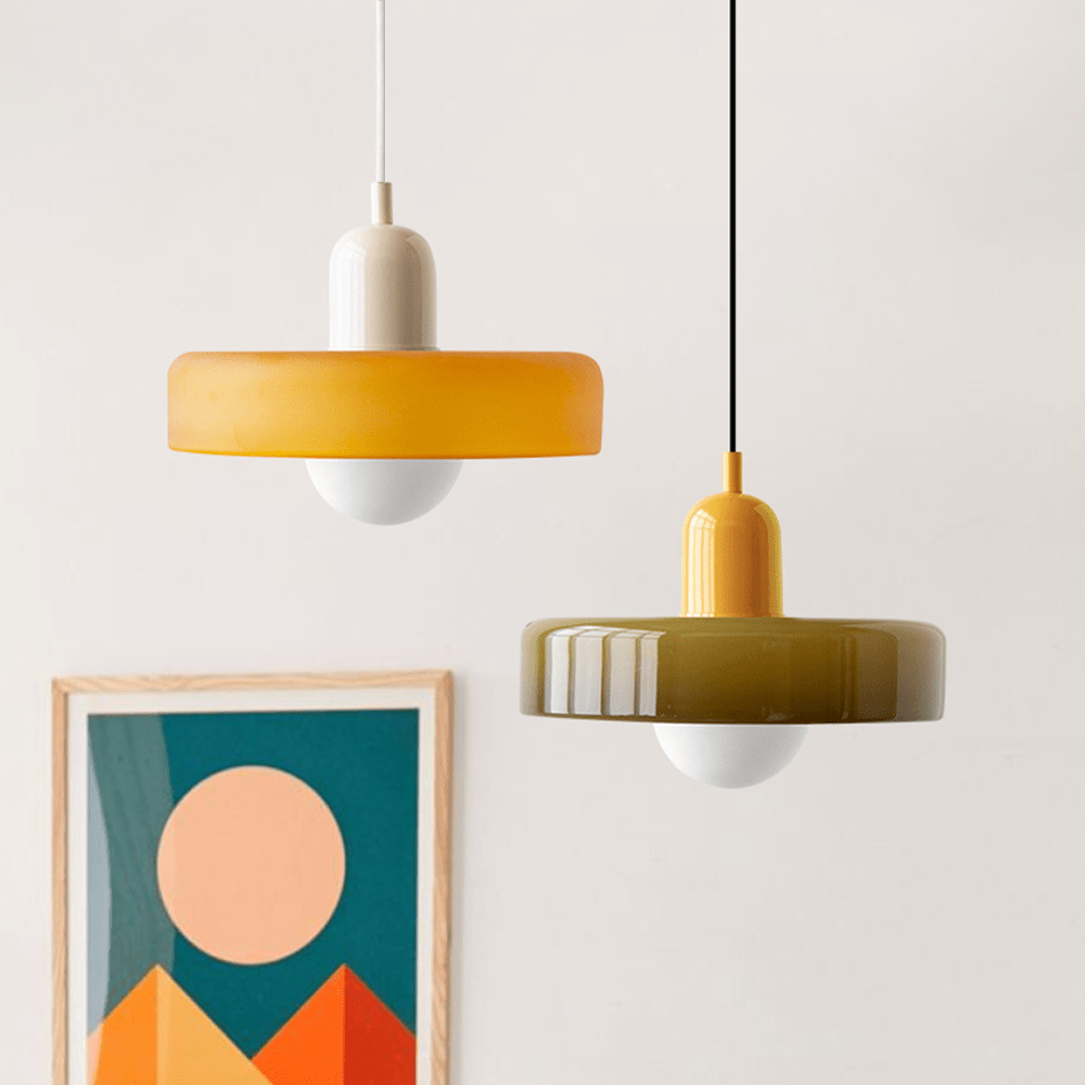Befez | Vibrant Stained Glass Hanging Lamp for Home Decor