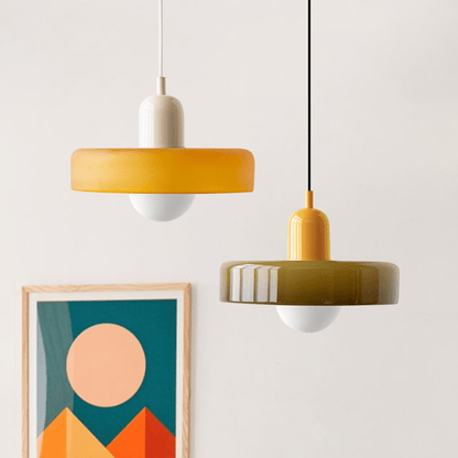 Befez | Vibrant Stained Glass Hanging Lamp for Home Decor