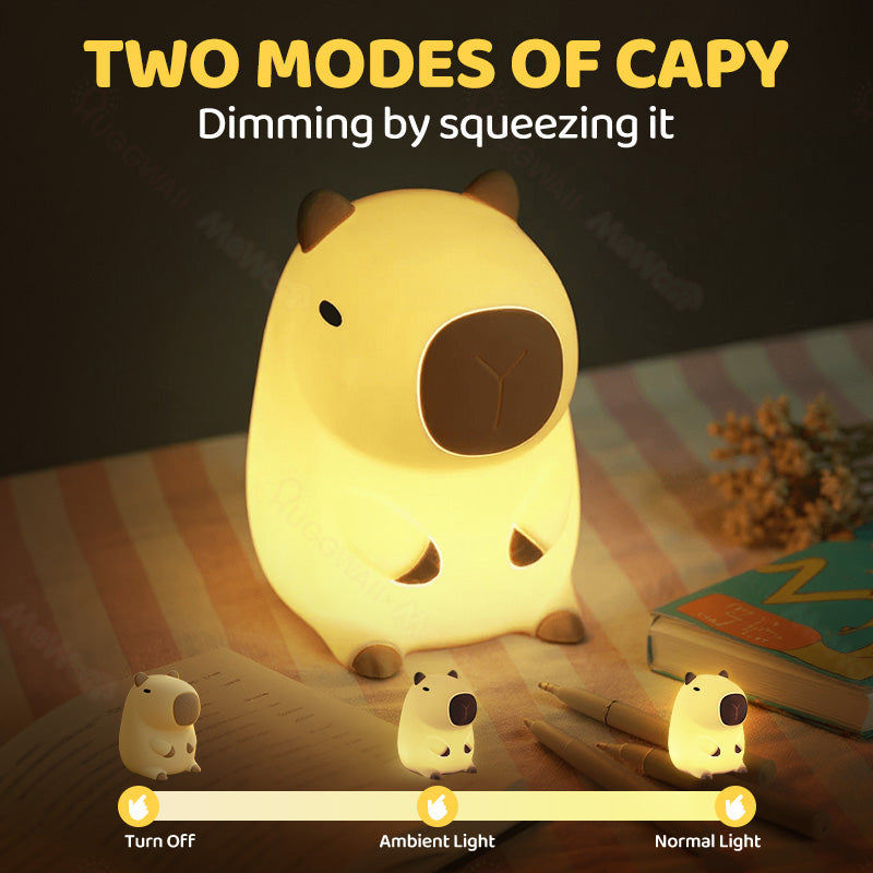 Cute Capybara Soft Night Lamp Perfect Gift
