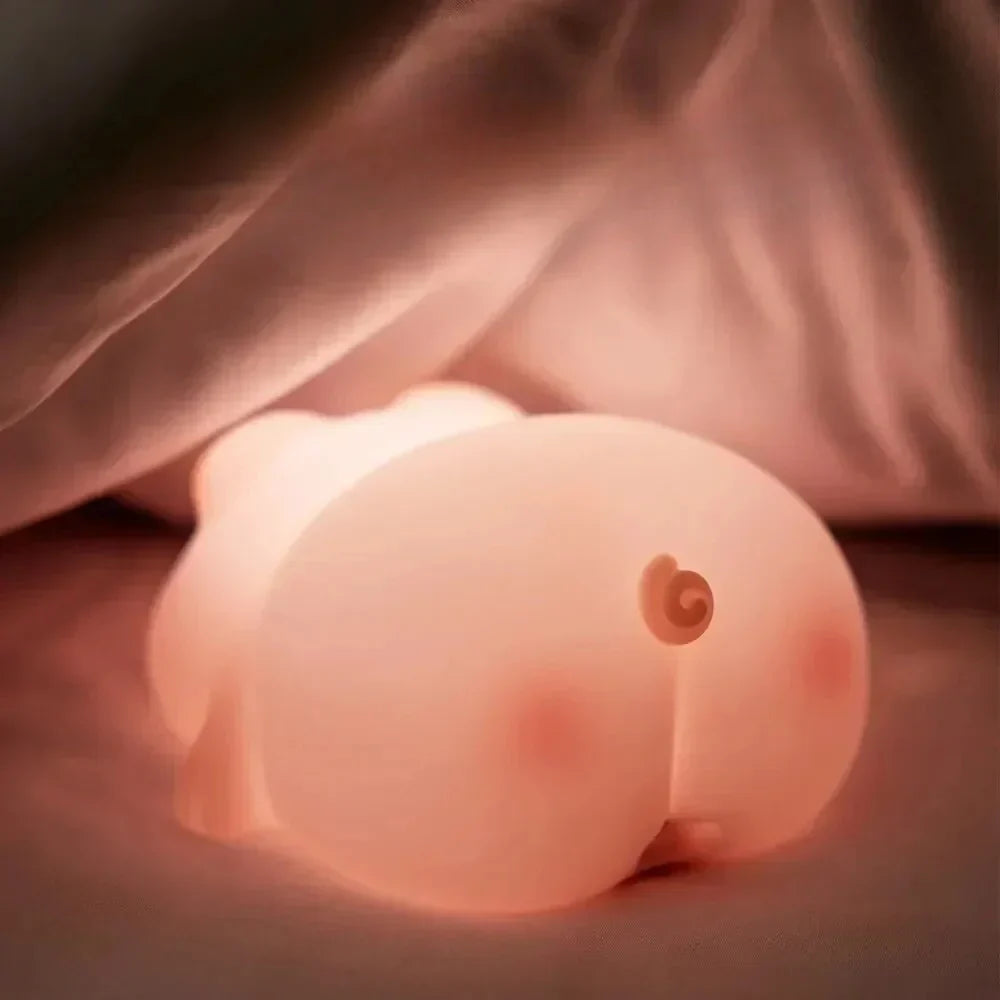 Cozy Kids Night Lamp with Timer and Cute Animal