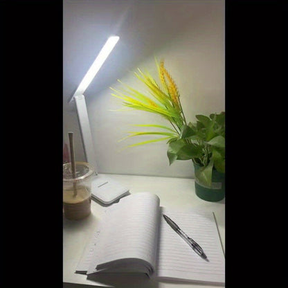 Versatile LED Office Lamp with Touch Control and USB Port