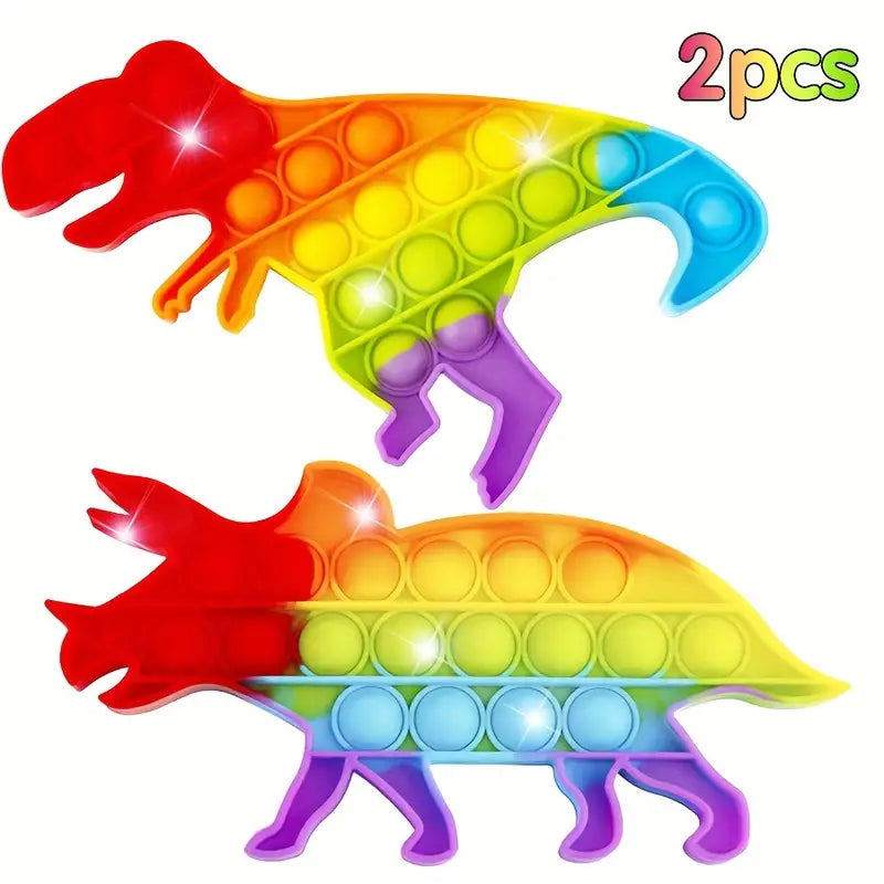 Colorful Dinosaur Fidget Toy For Kids Stress Relief