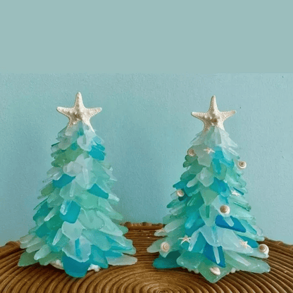 Handcrafted Sea Glass Christmas Ornament