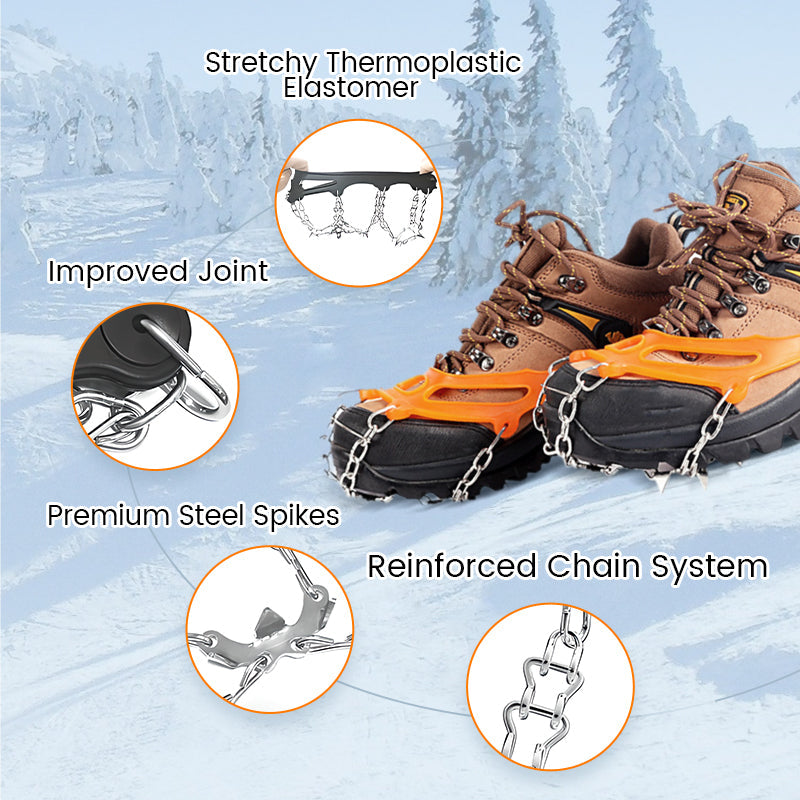Ice Gripping Safe Winter Walking Treads