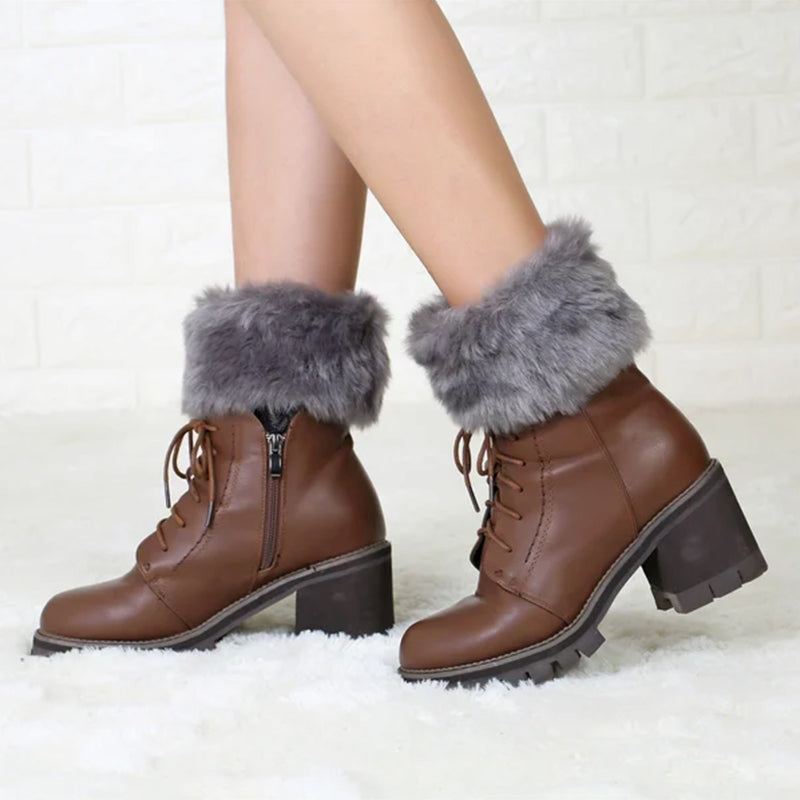 Cozy FurryLegs - Soft, Warm and Stylish Winter Leg Warmers