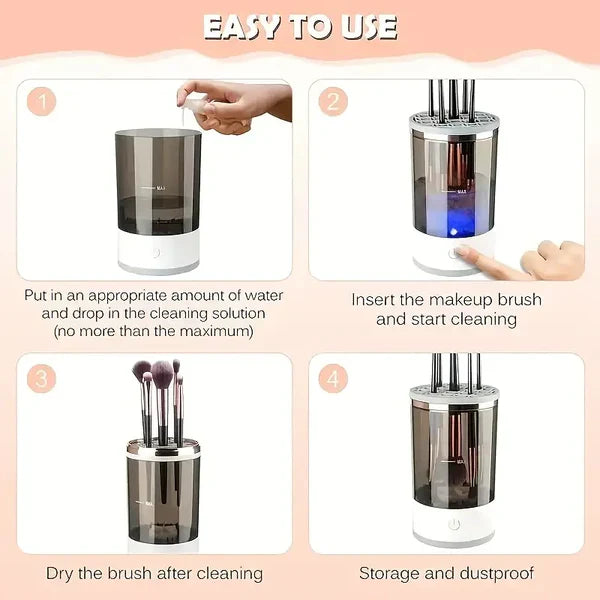 Easy to Use Makeup Brush Cleaning Tool