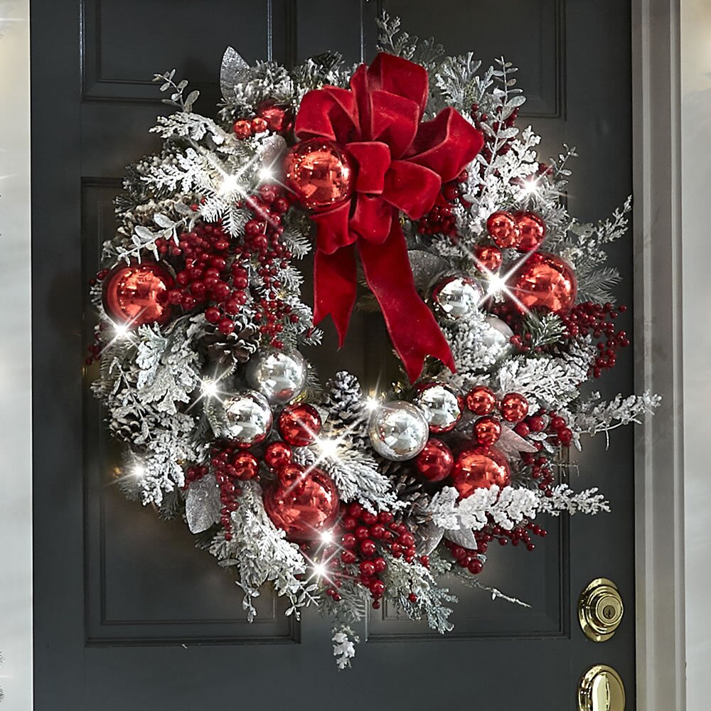 Easy Set Prelit Christmas Decor with LED Lights