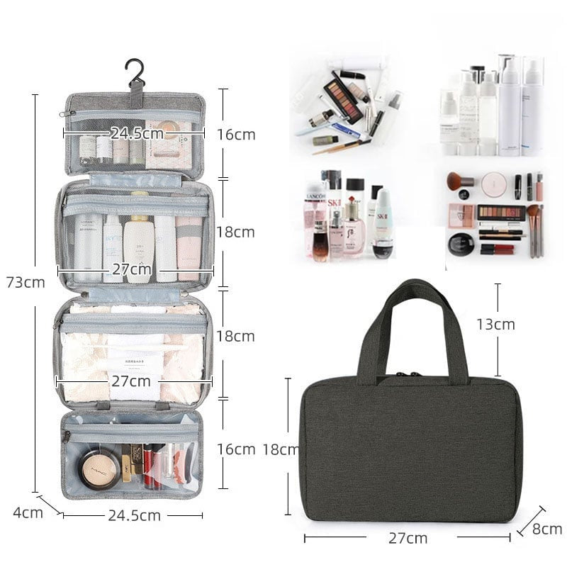 Waterproof Hanging Travel Toiletry Kit Bag - Befez