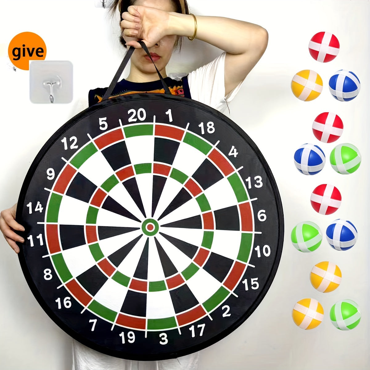Big Soft Dart Board for Home and Outdoor Play