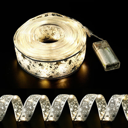 Colorful LED Fabric Ribbon - 5cm Wide Decor Light Stripe