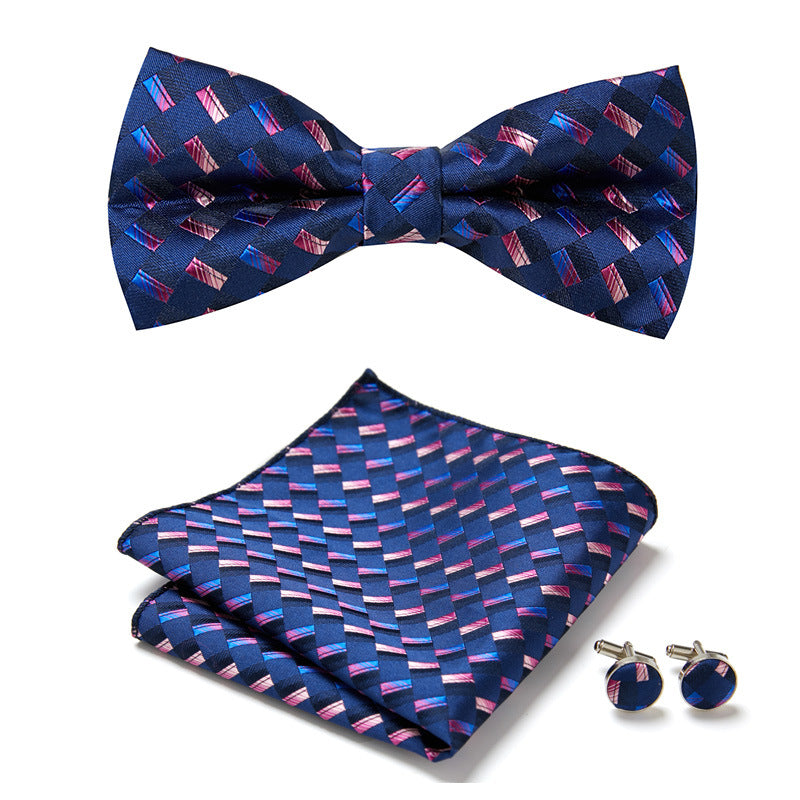 Classic Bow Tie Three Piece Suit Set