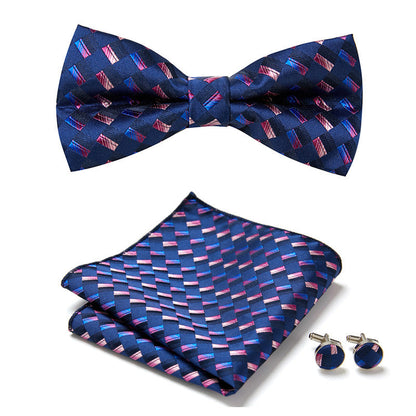 Classic Bow Tie Three Piece Suit Set