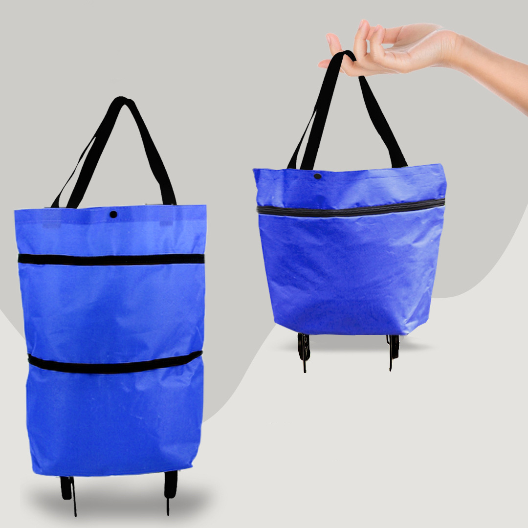 Practical 2-in-1 Folding Trolley Bag