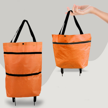 Practical 2-in-1 Folding Trolley Bag