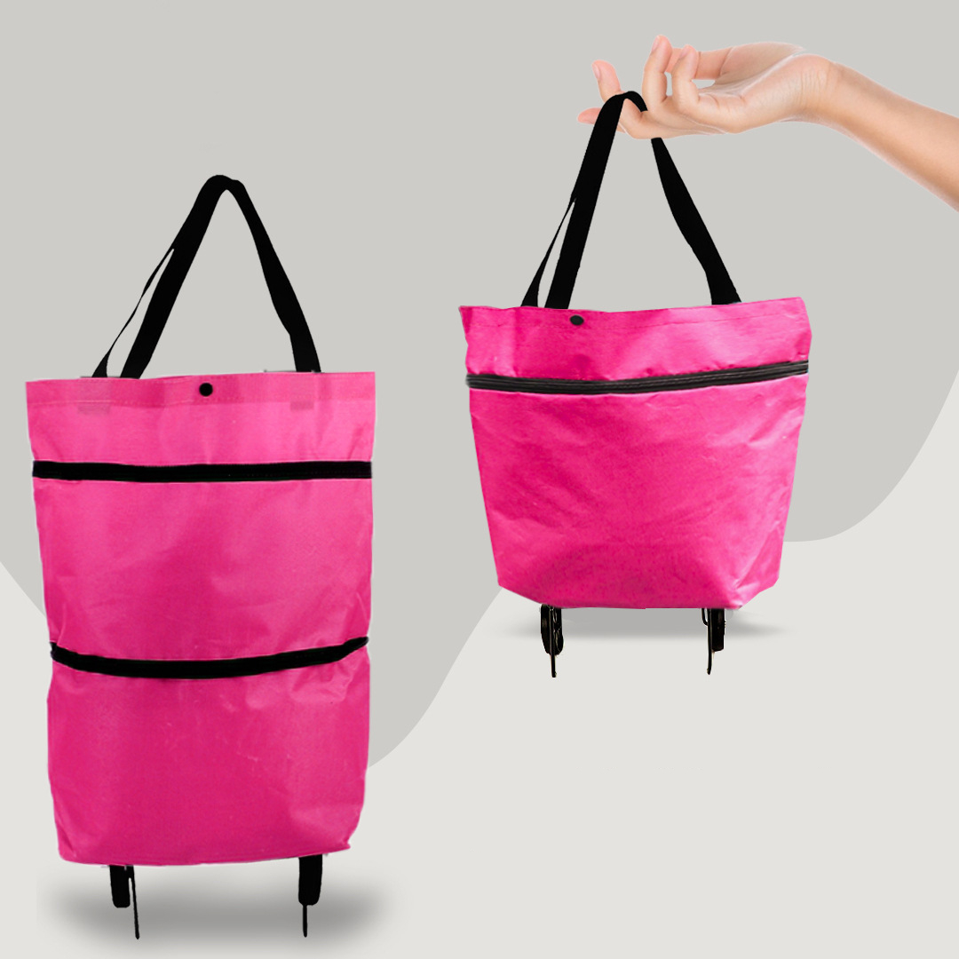 Practical 2-in-1 Folding Trolley Bag