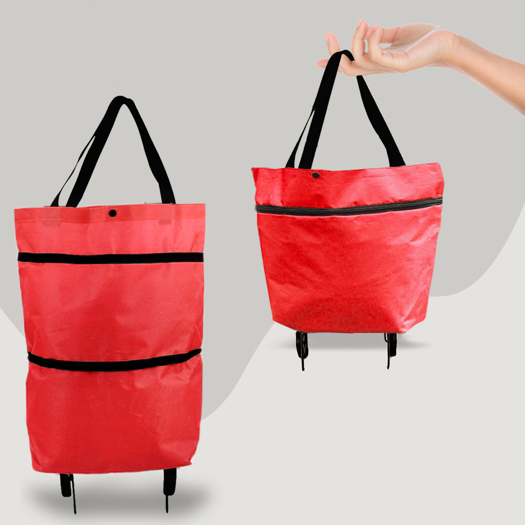 Practical 2-in-1 Folding Trolley Bag