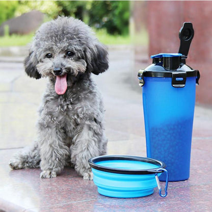 Portable Pet Food Water Bowl Cup