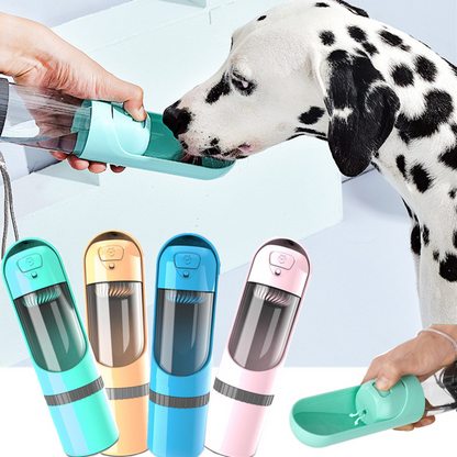 Portable Pet Food and Water Container