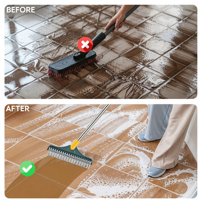 Dual Action Floor Scrubber Brush Cleaner