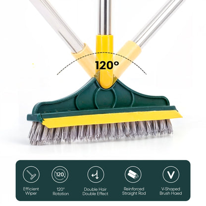 Dual Action Floor Scrubber Brush Cleaner