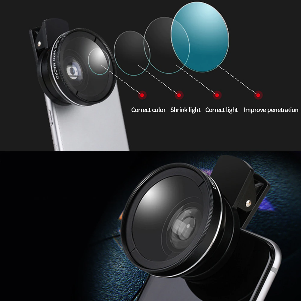 Wide Angle Fisheye iPhone Camera Lens Set