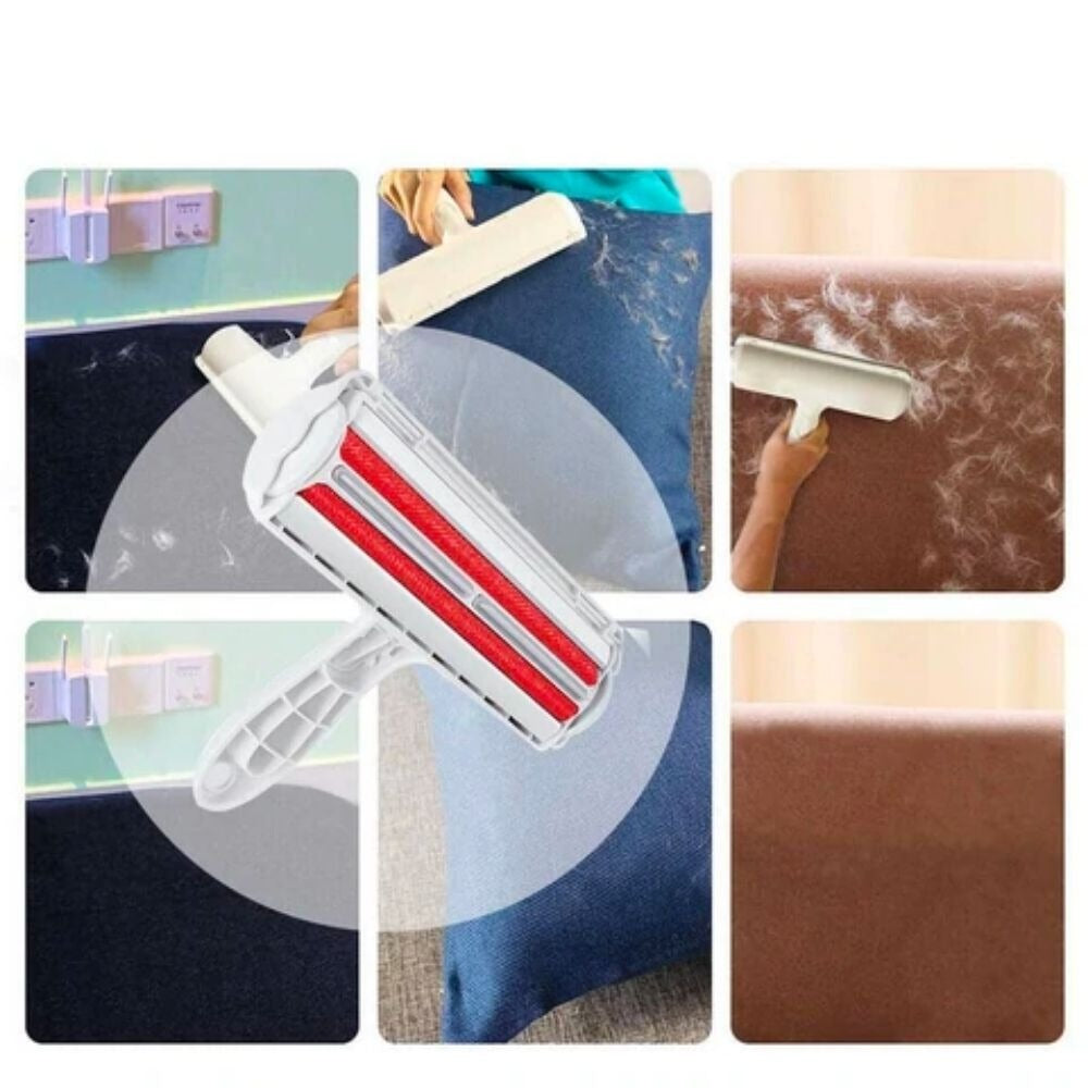 Effective Pet Hair Removal Tool with Microfiber Roller