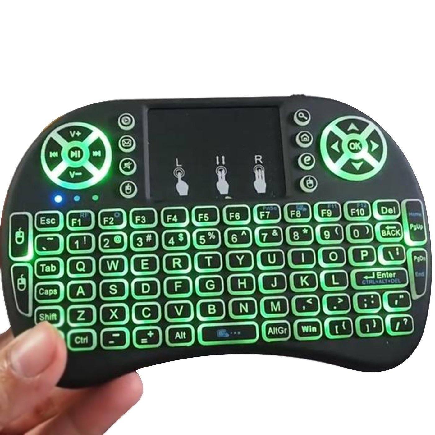 Compact LED Wireless Mini Keyboard