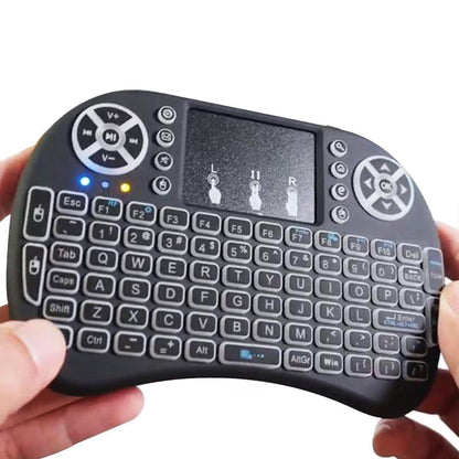 Compact LED Wireless Mini Keyboard