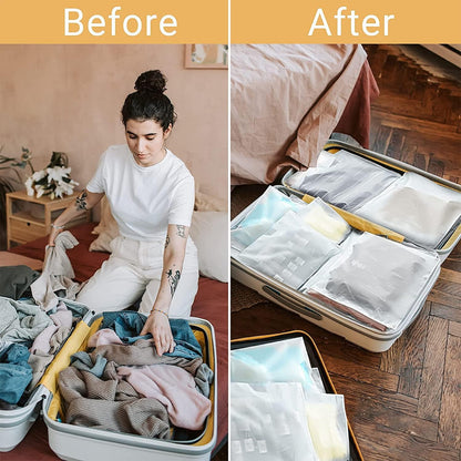 Clear Reusable Storage Bags 20-Pack Plastic Clothes Sleeves