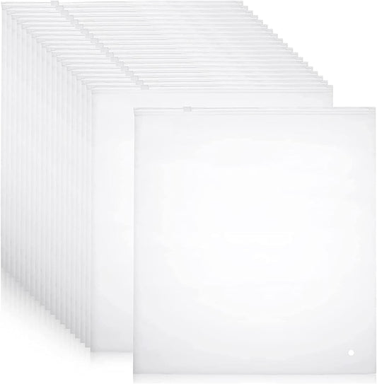 Clear Reusable Storage Bags 20-Pack Plastic Clothes Sleeves - Befez