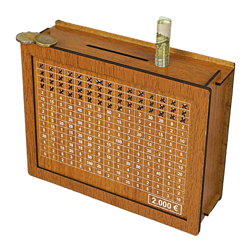 Traditional Coin Saving Box with Counter