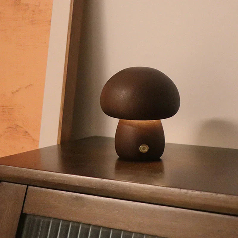 Warm Wood LED Bedside Nightlight