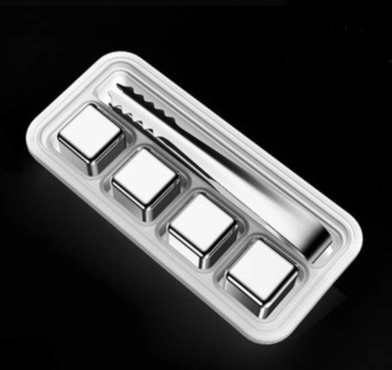 Premium Stainless Steel Reusable Ice Cubes with Fast Cooling