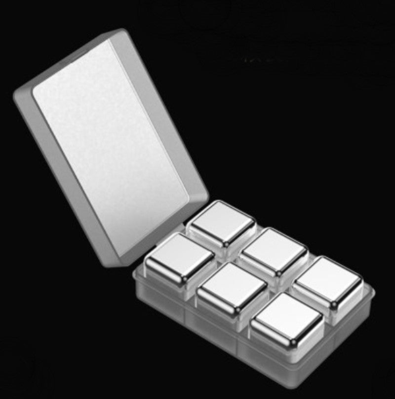Premium Stainless Steel Reusable Ice Cubes with Fast Cooling