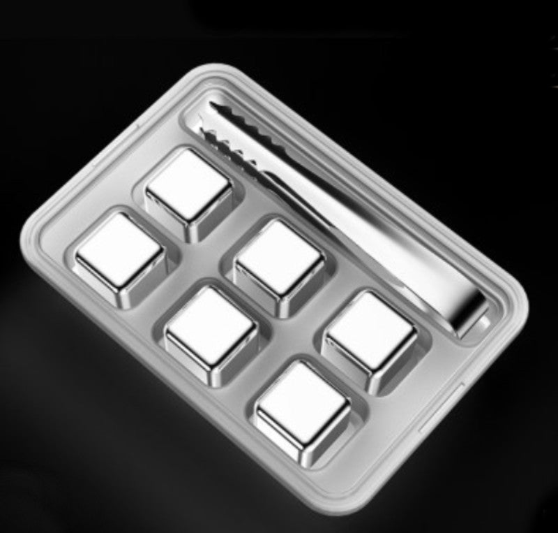 Premium Stainless Steel Reusable Ice Cubes with Fast Cooling