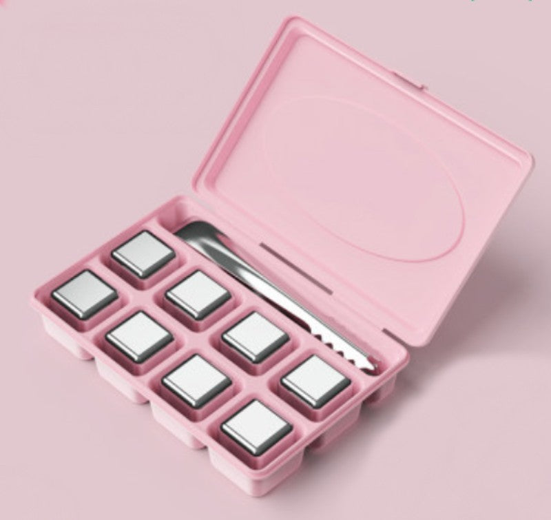Premium Stainless Steel Reusable Ice Cubes with Fast Cooling