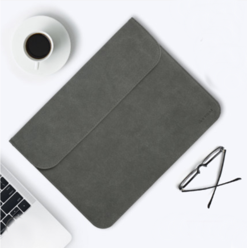 Slim Laptop Sleeve Case with Soft Padding and Secure Closure