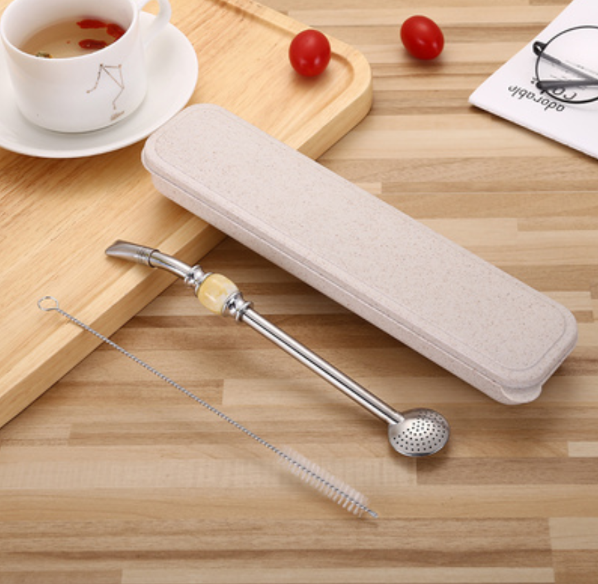 Premium Metal Straws with Filter & Cleaning Kit