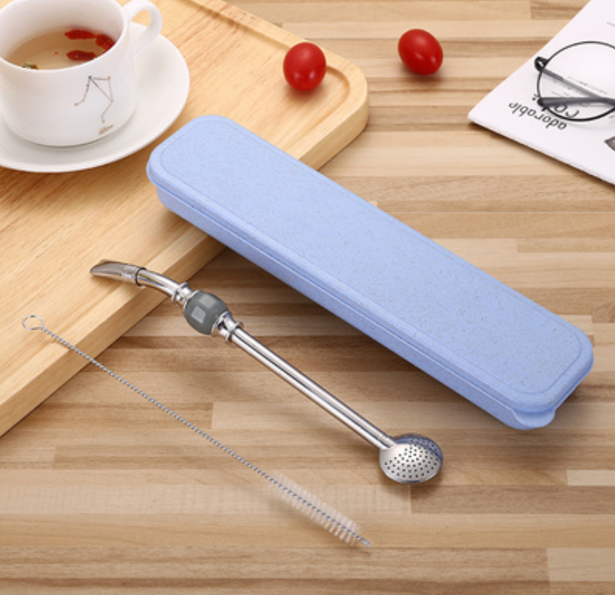 Premium Metal Straws with Filter & Cleaning Kit