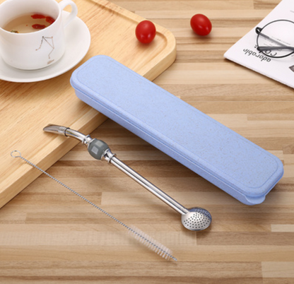 Premium Metal Straws with Filter & Cleaning Kit