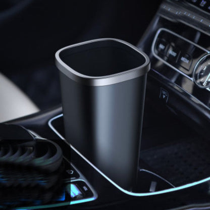 Spacious Car Trash Bin with Leak Proof Lid