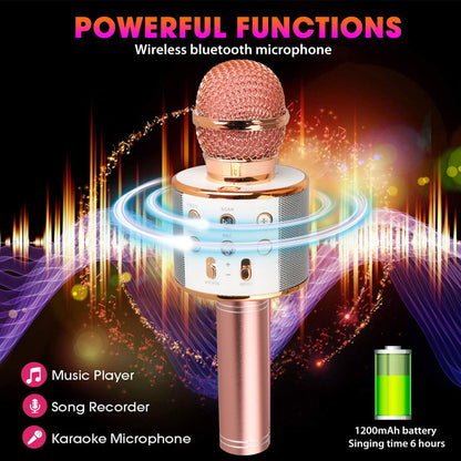 Portable Wireless Karaoke Microphone Speaker