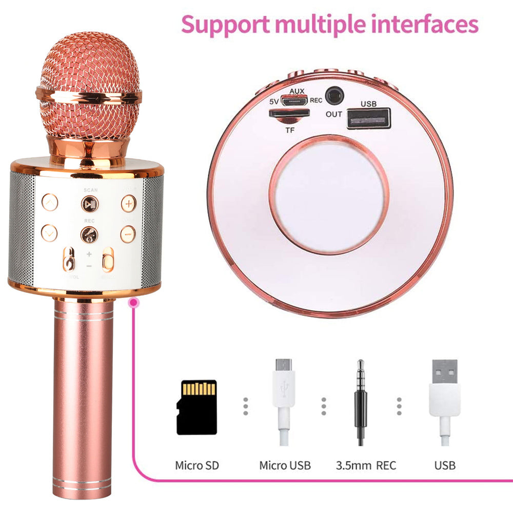 Portable Wireless Karaoke Microphone Speaker