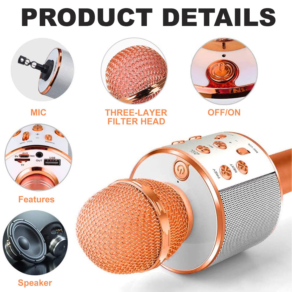 Portable Wireless Karaoke Microphone Speaker