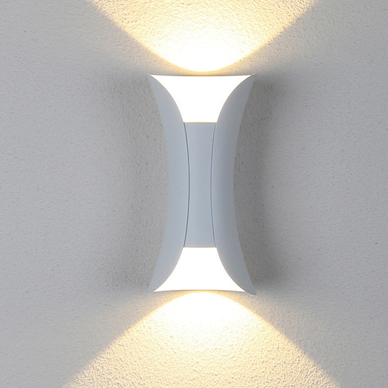 Stylish Metal Exterior Wall Light