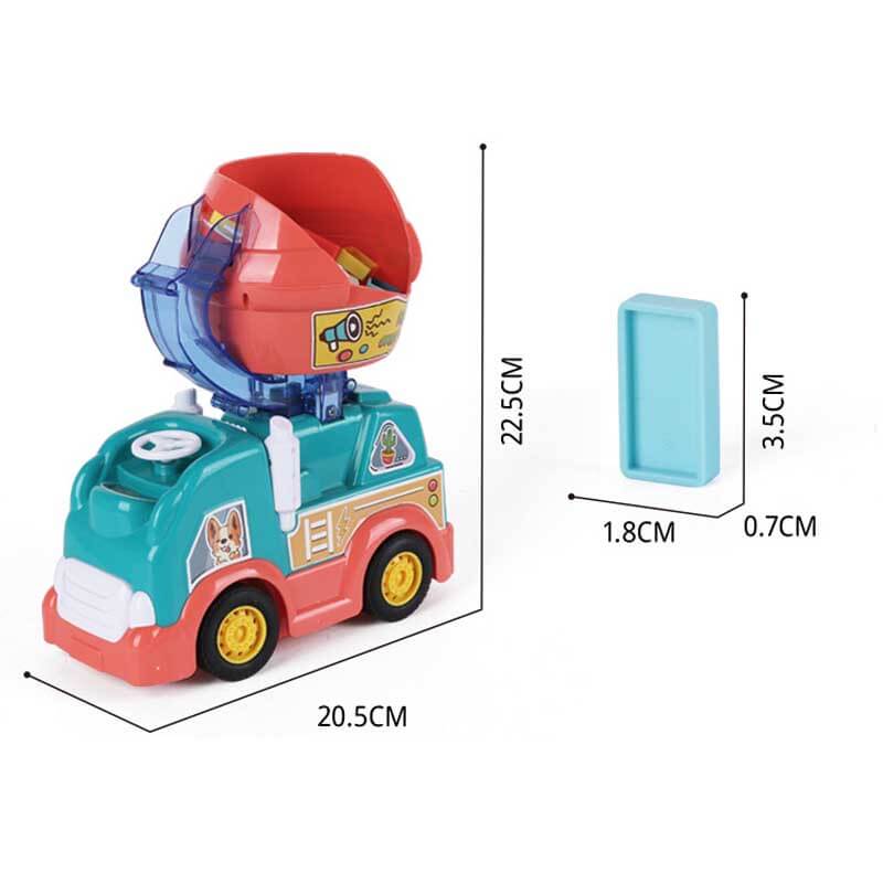 Colorful Domino Run Train Set with Automatic Play