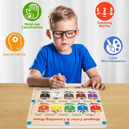 Fun Kids Number Magnet Puzzle Toy