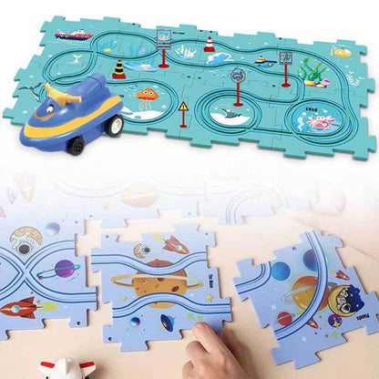 Build Your Own Train Set with Tracks and Buildings